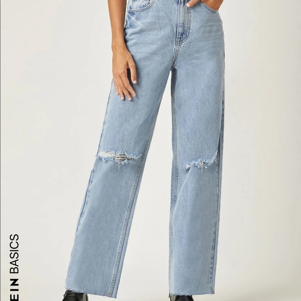Wide leg jeans